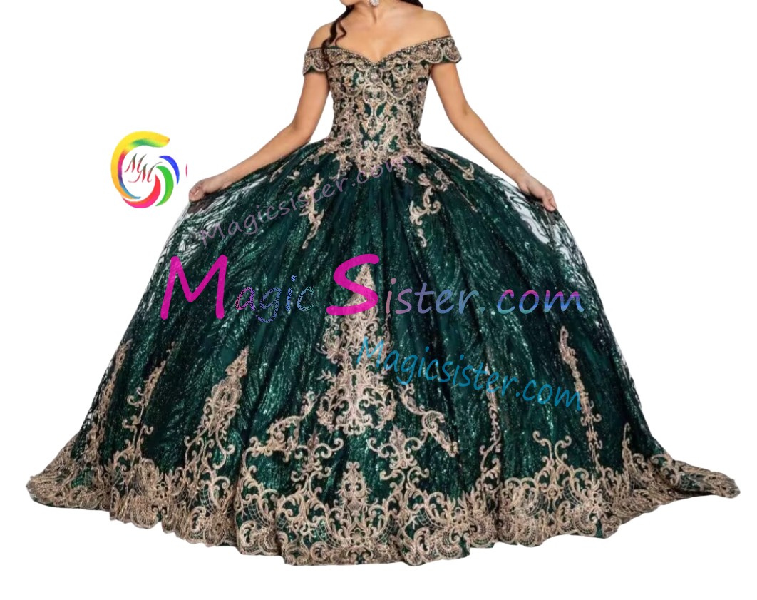 Pretty Topselling Emerald Green Quinceanera Dress