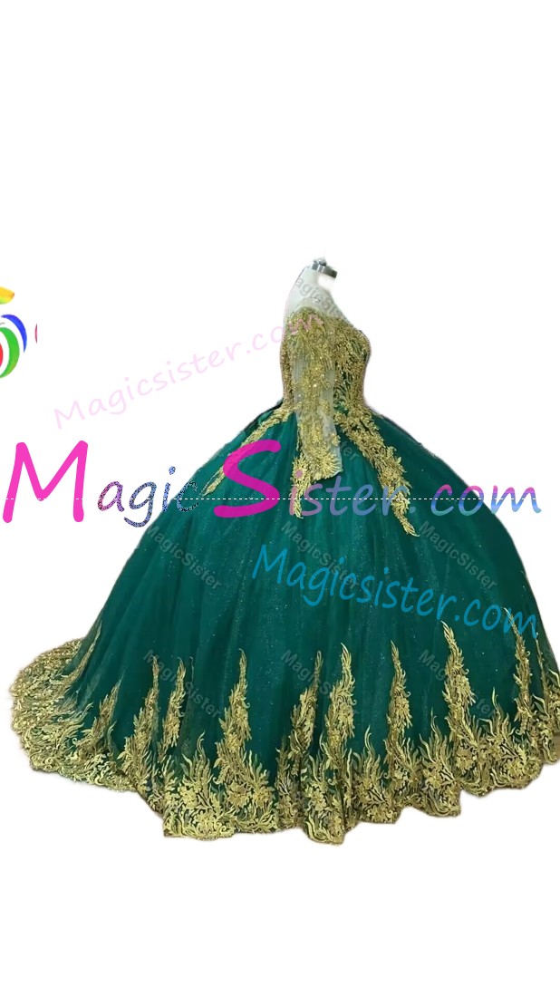 Topselling Emerald Green Quinceanera Dress