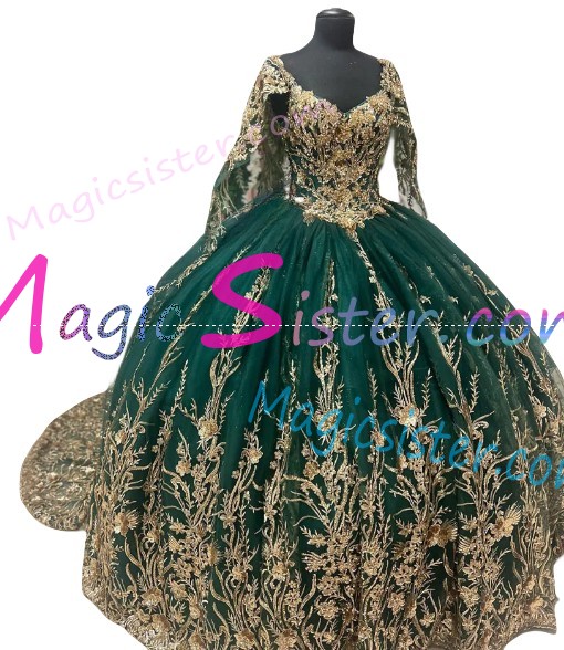 Topselling Emerald Green Quinceanera Dress
