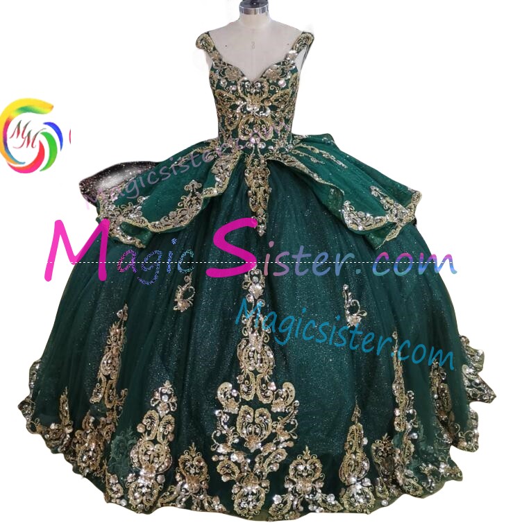 Topselling Emerald Green Quinceanera Dress