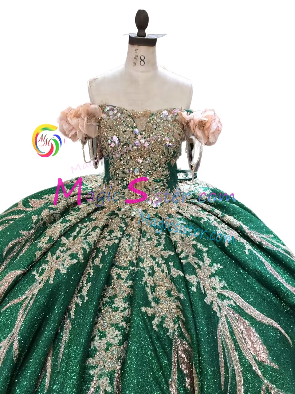 Topselling Emerald Green Quinceanera Dress