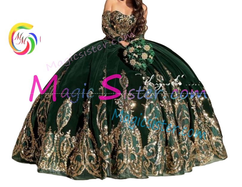Topselling Emerald Green Quinceanera Dress
