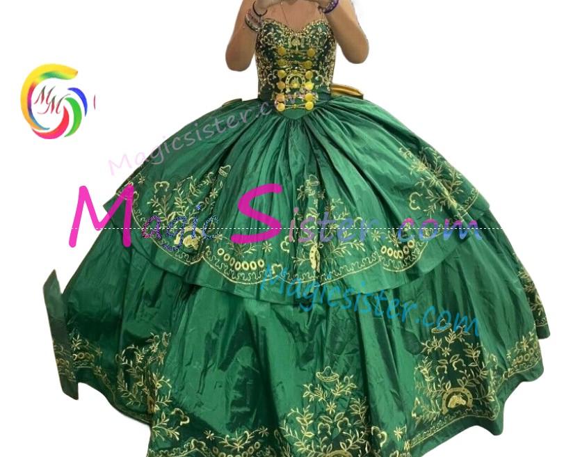 Topselling Emerald Green Quinceanera Dress