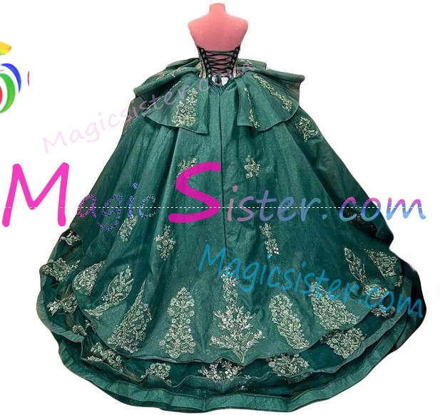 Beautiful Topselling Emerald Green Quinceanera Dress