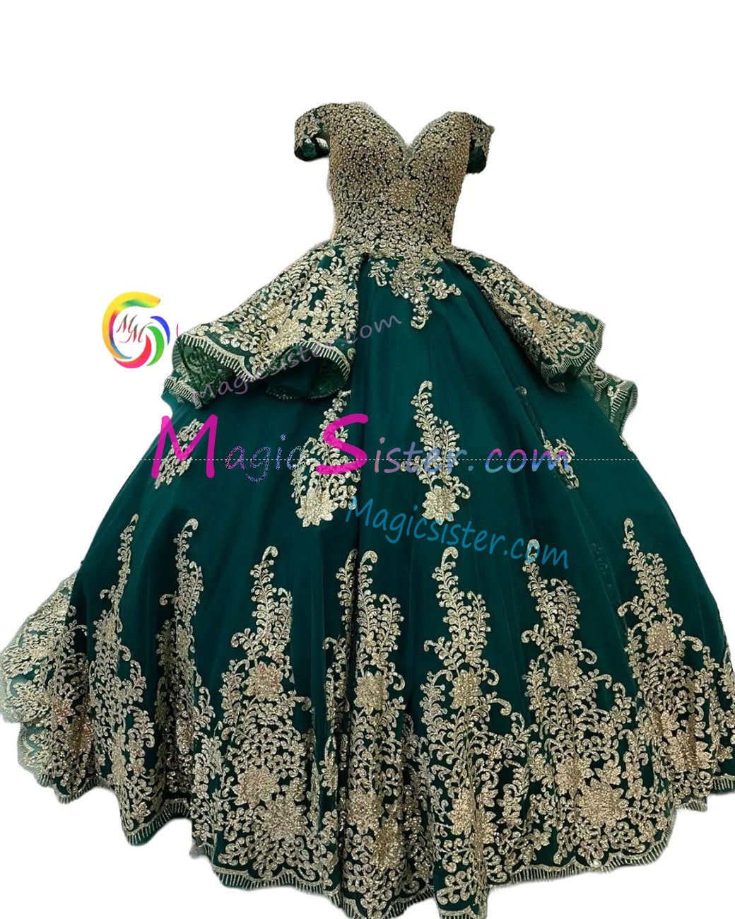 Beautiful Topselling Emerald Green Quinceanera Dress