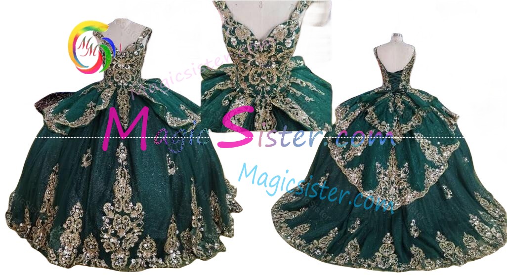 Emerald Green Topselling Quinceanera Dress