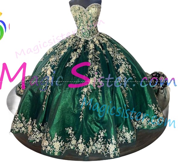 Luxury Topselling Emerald Green Quinceanera Dress