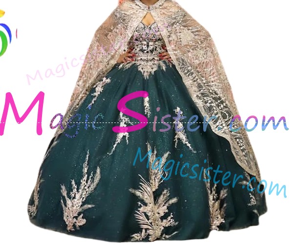 Luxury Topselling Emerald Green Quinceanera Dress