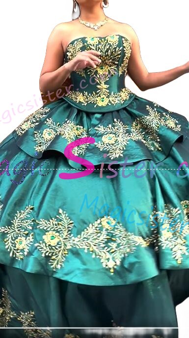 Luxury Topselling Emerald Green Quinceanera Dress
