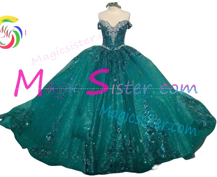 Luxury Topselling Emerald Green Quinceanera Dress
