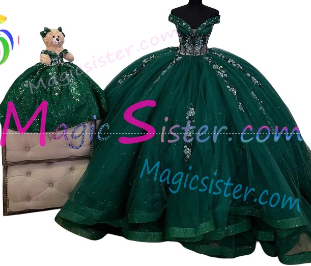 Luxury Topselling Emerald Green Quinceanera Dress
