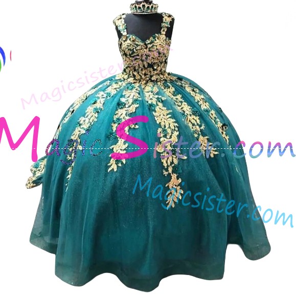 Luxury Topselling Emerald Green Quinceanera Dress