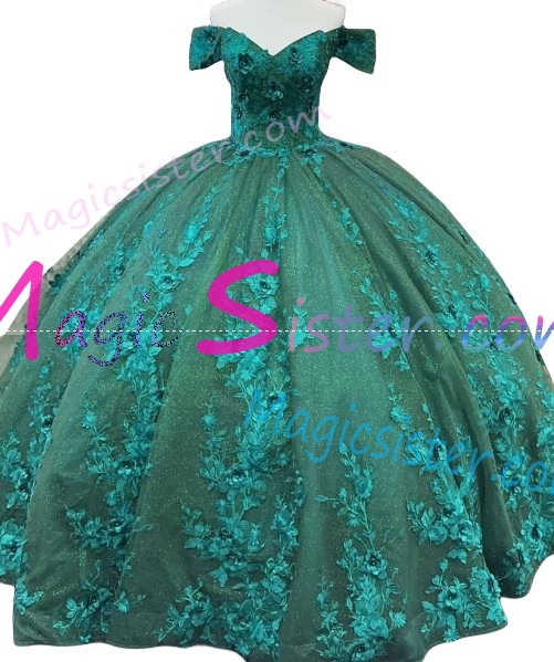 Pretty Topselling Emerald Green Quinceanera Dress