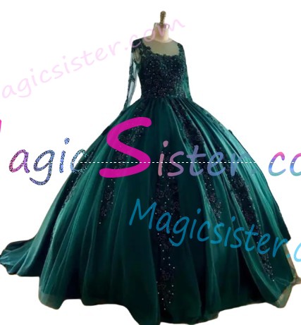 Pretty Topselling Emerald Green Quinceanera Dress