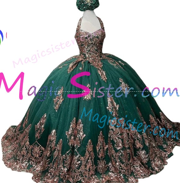 Pretty Topselling Emerald Green Quinceanera Dress