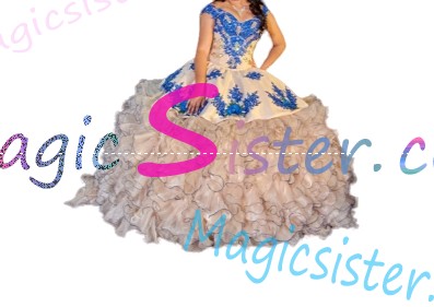 Beautiful Embroidery Charro Quinceanera Dress