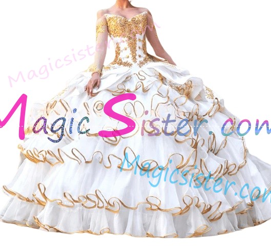 Hotselling Embroidery Charro Quinceanera Dress