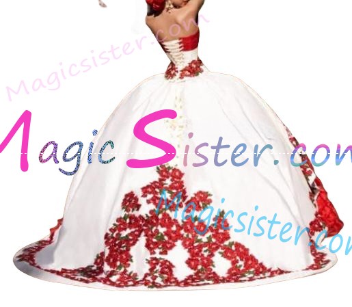 Hotselling Embroidery Charro Quinceanera Dress