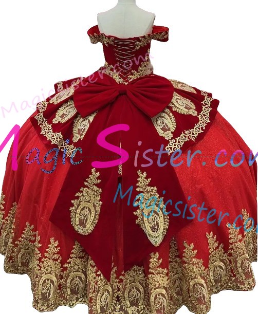 Hotselling Embroidery Charro Quinceanera Dress