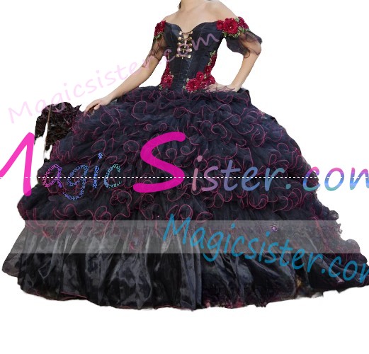 Hotselling Embroidery Charro Quinceanera Dress