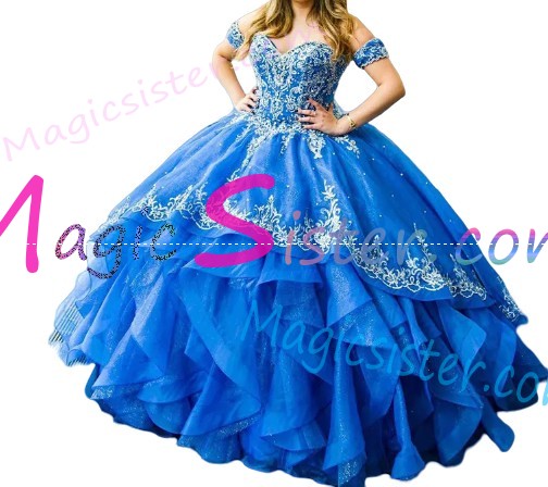 Hotselling Embroidery Charro Quinceanera Dress