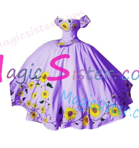 Beautiful Embroidery Charro Quinceanera Dress