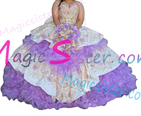 Beautiful Embroidery Charro Quinceanera Dress