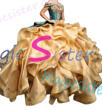 Hotselling Embroidery Charro Quinceanera Dress