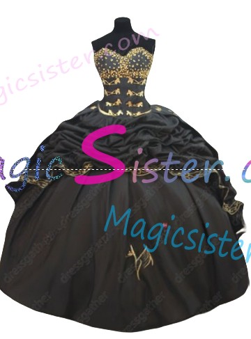 Hotselling Embroidery Charro Quinceanera Dress