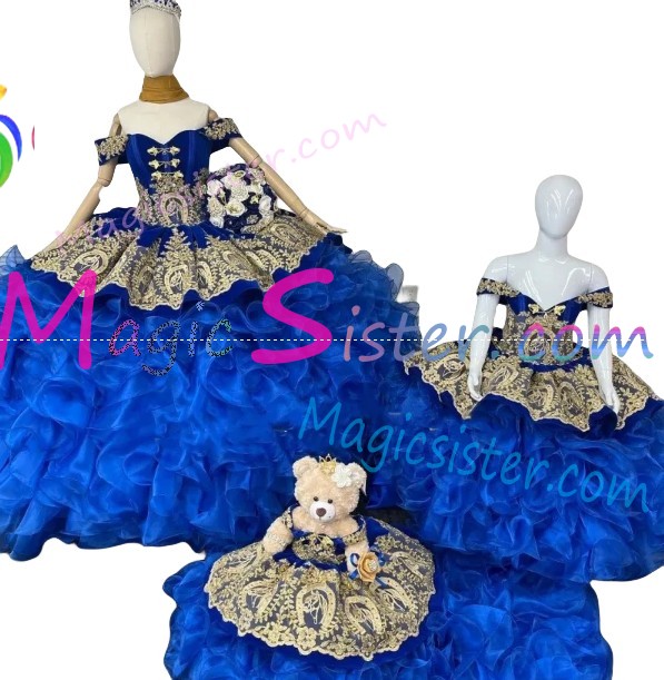 Hotselling Embroidery Charro Quinceanera Dress