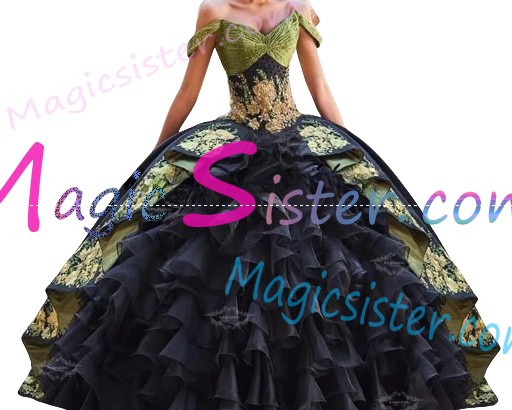 Hotselling Embroidery Charro Quinceanera Dress