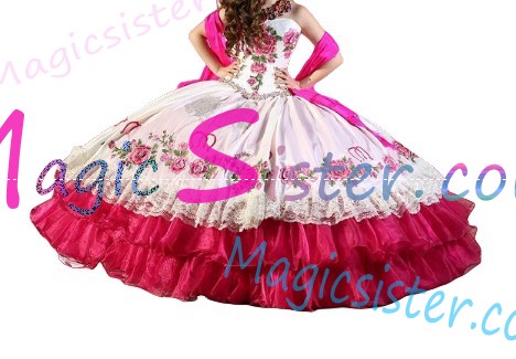 Hotselling Embroidery Charro Quinceanera Dress