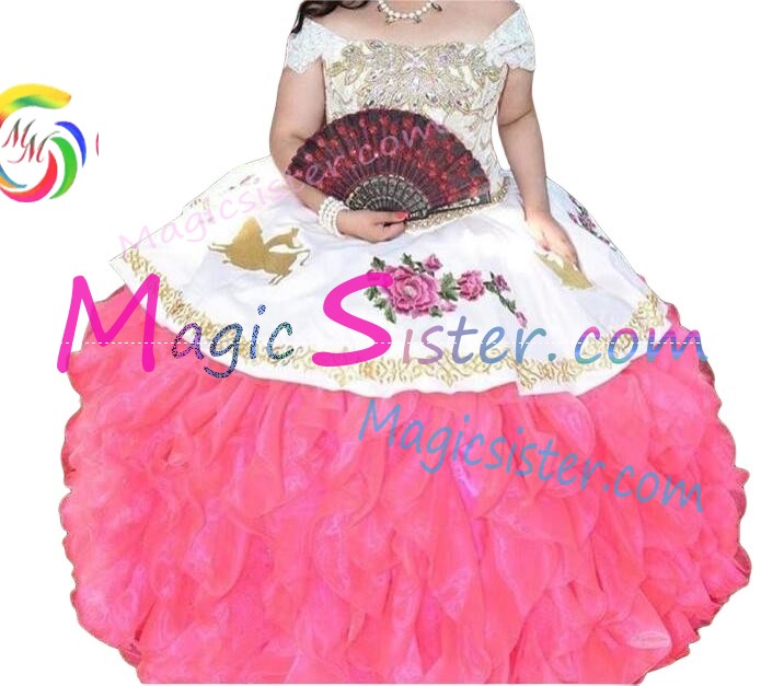 Hotselling Embroidery Charro Quinceanera Dress