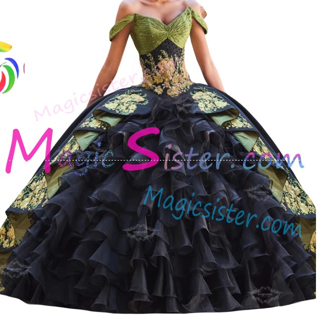 Hot Selling Embroidery Charro Quinceanera Dress