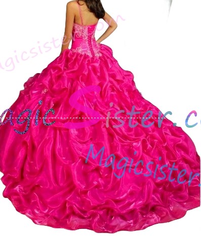 Hotselling Fushsia Quinceanera Dress