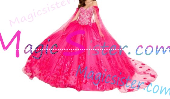 Hotselling Fushsia Quinceanera Dress