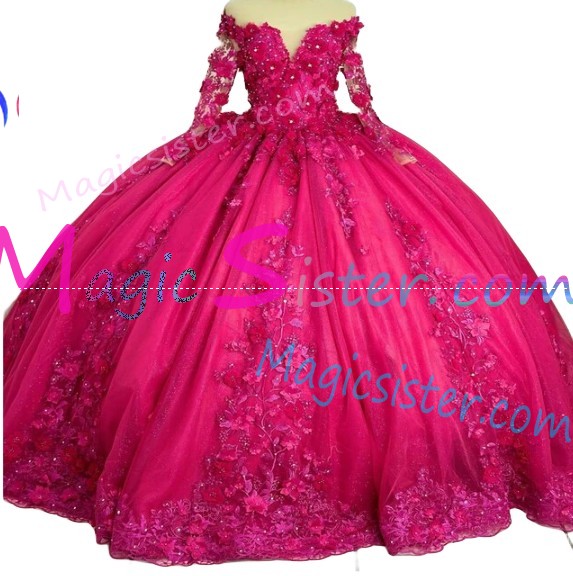 Topselling Fushsia Quinceanera