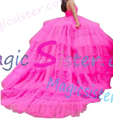 Topselling Fushsia Quinceanera Dress