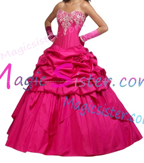 Topselling Fushsia Quinceanera Dress