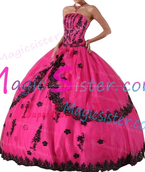 Topselling Fushsia Quinceanera Dress