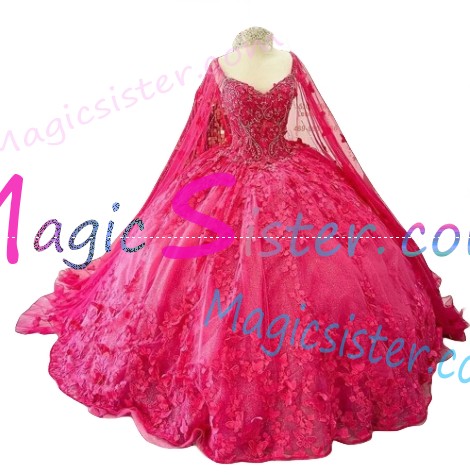 Topselling Fushsia Quinceanera Dress