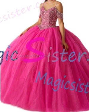Topselling Fushsia Quinceanera Dress