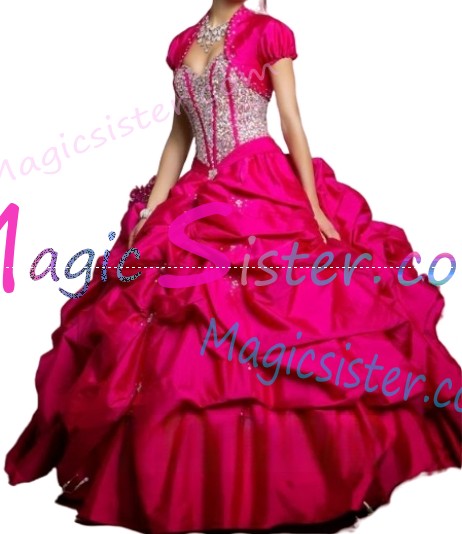 Topselling Fushsia Quinceanera Dress