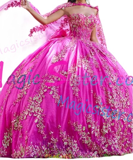 Topselling Fushsia Quinceanera Dress