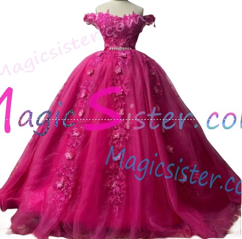 Topselling Fushsia Quinceanera Dress