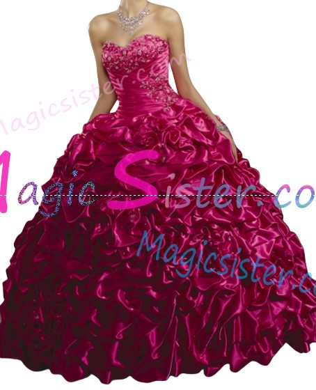 Topselling Fushsia Quinceanera Dress