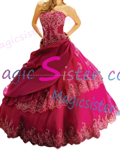 Topselling Fushsia Quinceanera Dress
