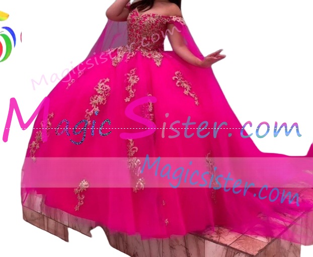 Topselling Fushsia Quinceanera Dress