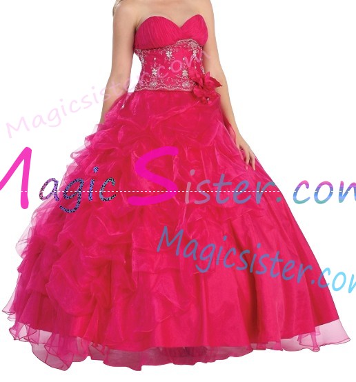 Topselling Fushsia Quinceanera Dress