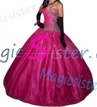 Topselling Fushsia Quinceanera Dress